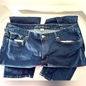 Eddie Bauer Curvy Jeans Size 18 Tall - Straight Leg - Curvy